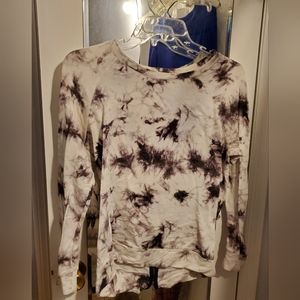 Black and white sweater